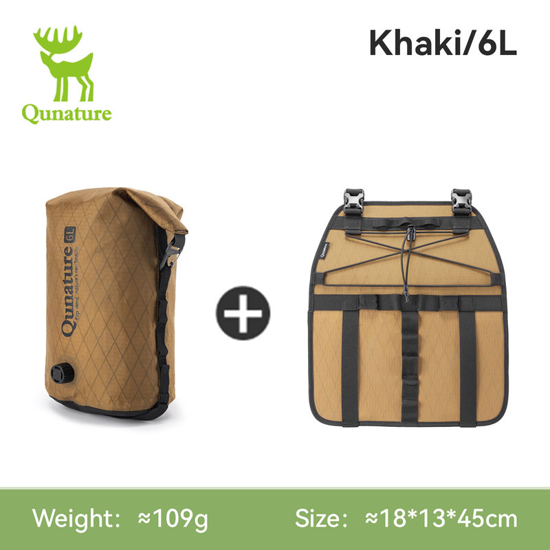 Cycling Gear Organizer Bag - Qunature 6/12L Bikepacking Bag Fully Waterproof