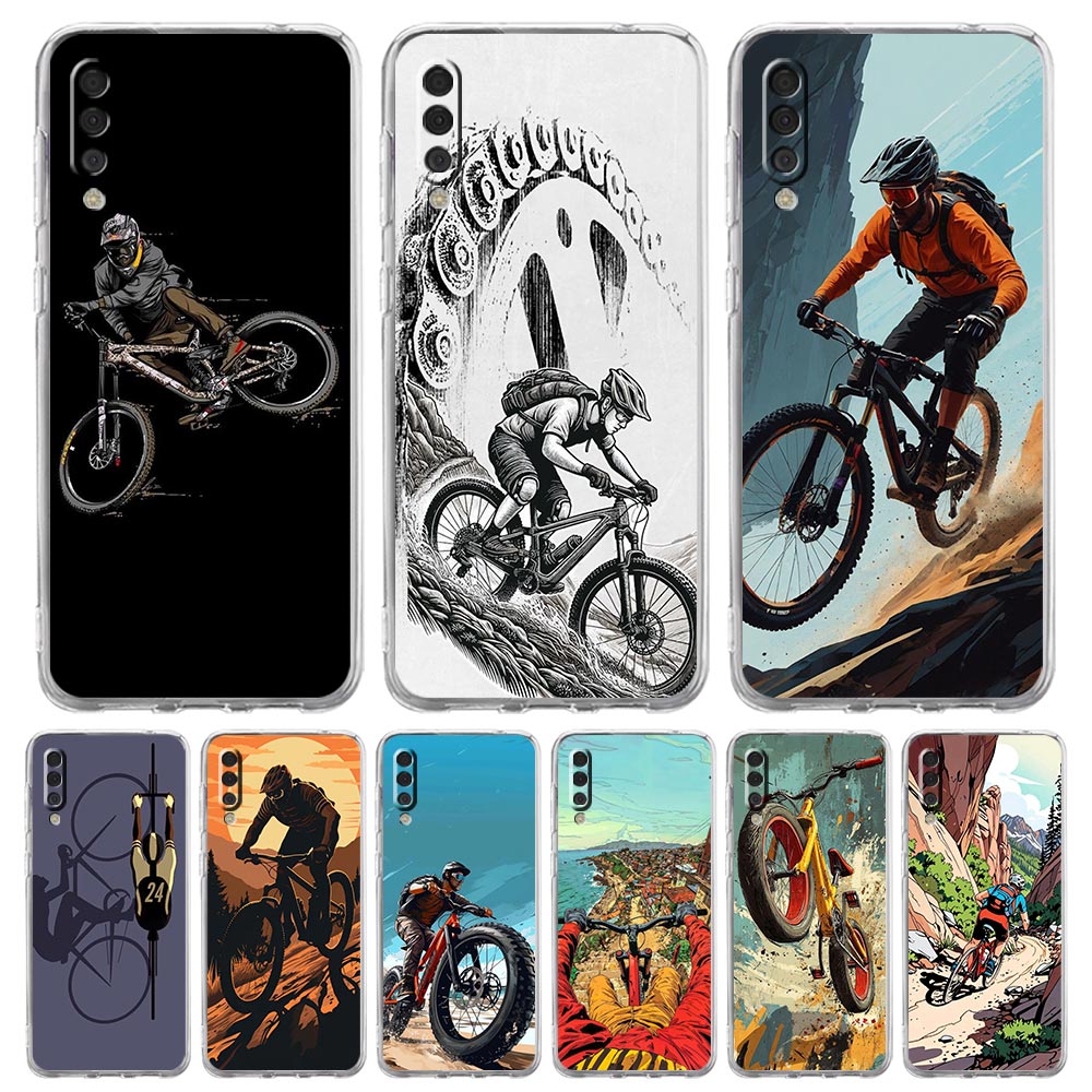 Cycling Gear Organizer Bag - Transparent Phone Case for Samsung Galaxy