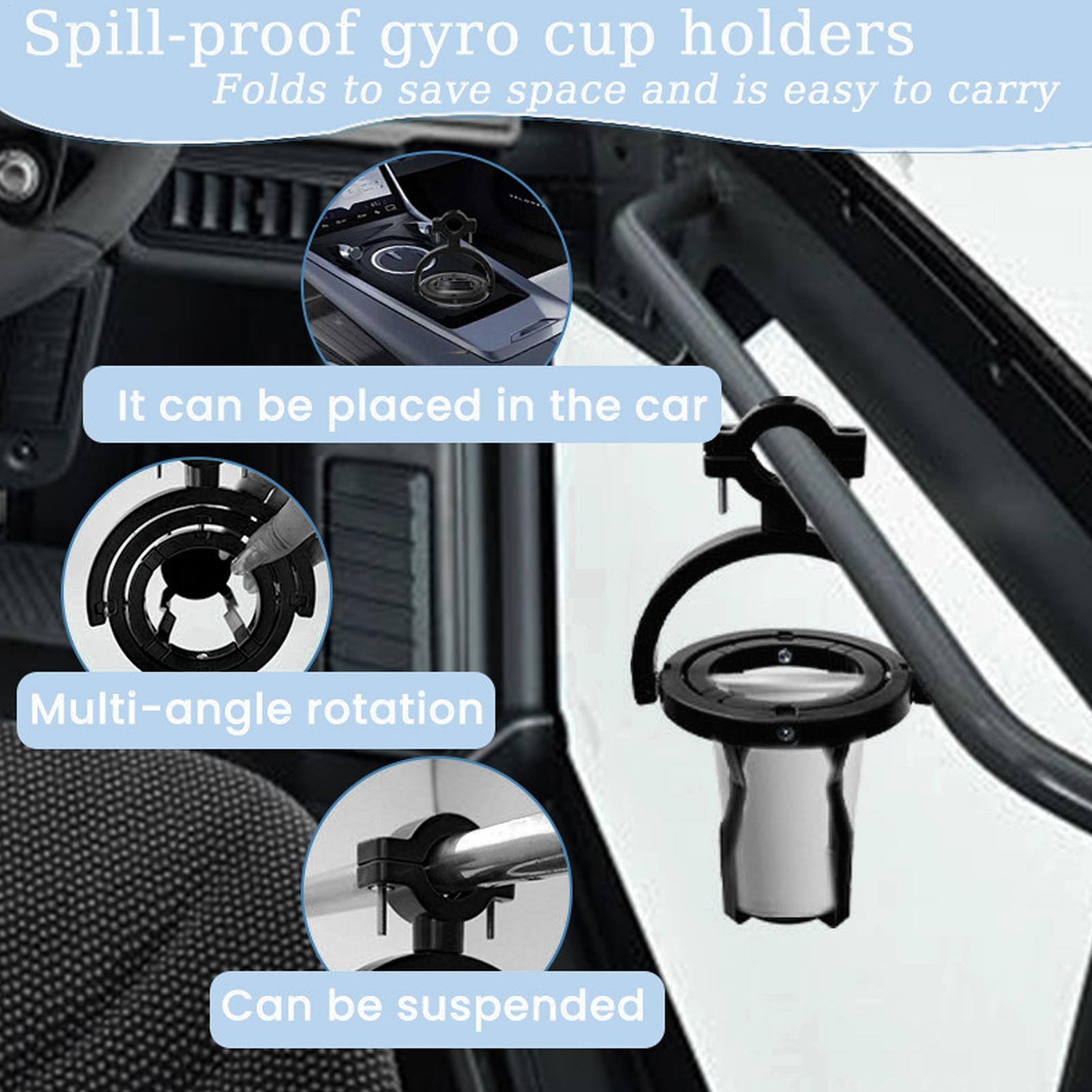 Gyro Cup Holder Self Leveling  - Water Bottle Holder 评论和价格