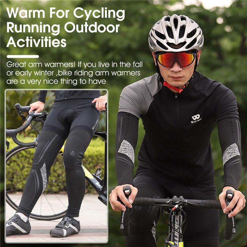 WEST BIKING Warm Leg Sleeves R - Cycling Gear Lycra 评论和价格