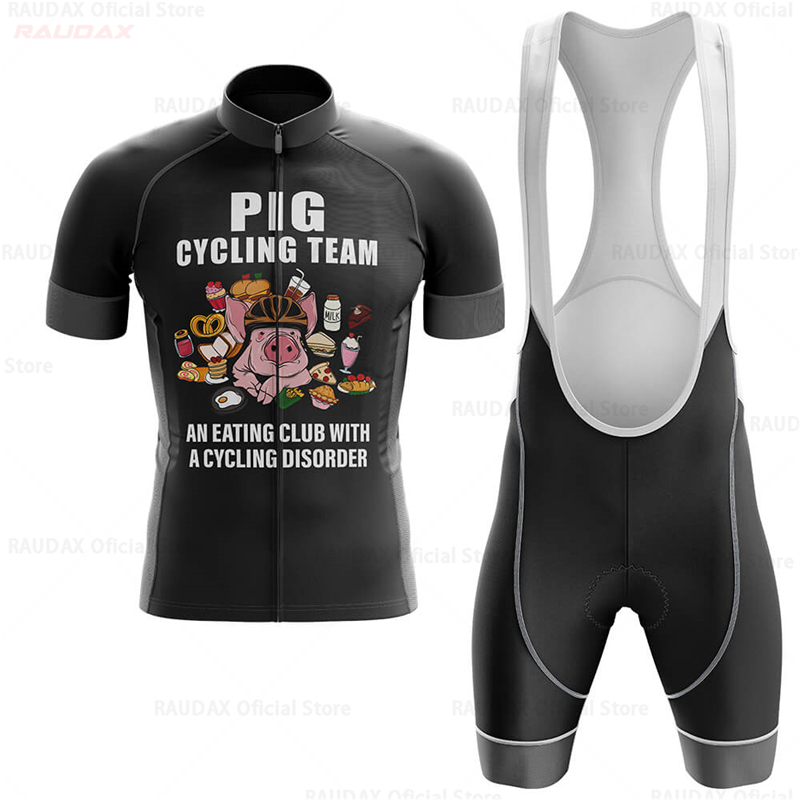 Men's Funny Pig Cartoon Anime  - Cycling Gear Lycra 评论和价格