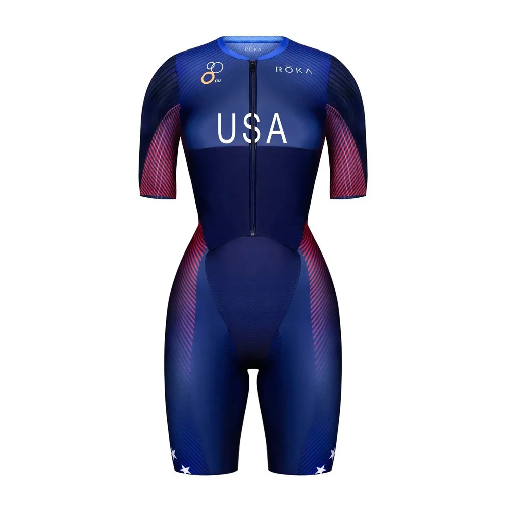 Roka Women's Short Sleeve Tris - Triathlon Cycling Kit 评论和价格