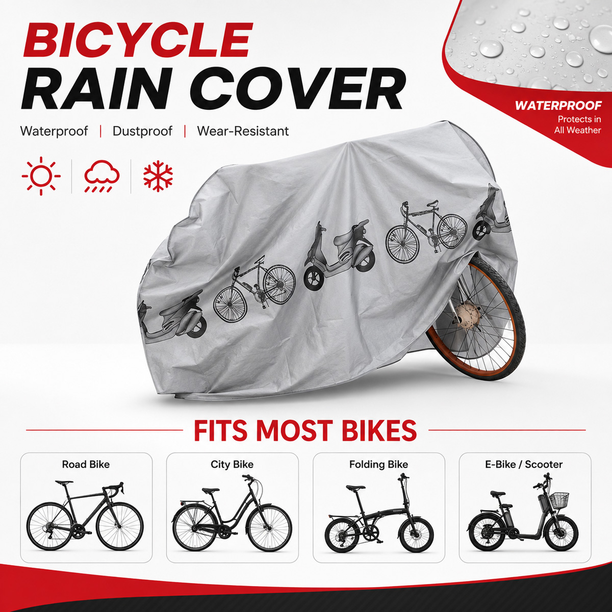 PINMOAP Universal Bicycle Rain - Cycling Gear Organizer Bag 评论和价格