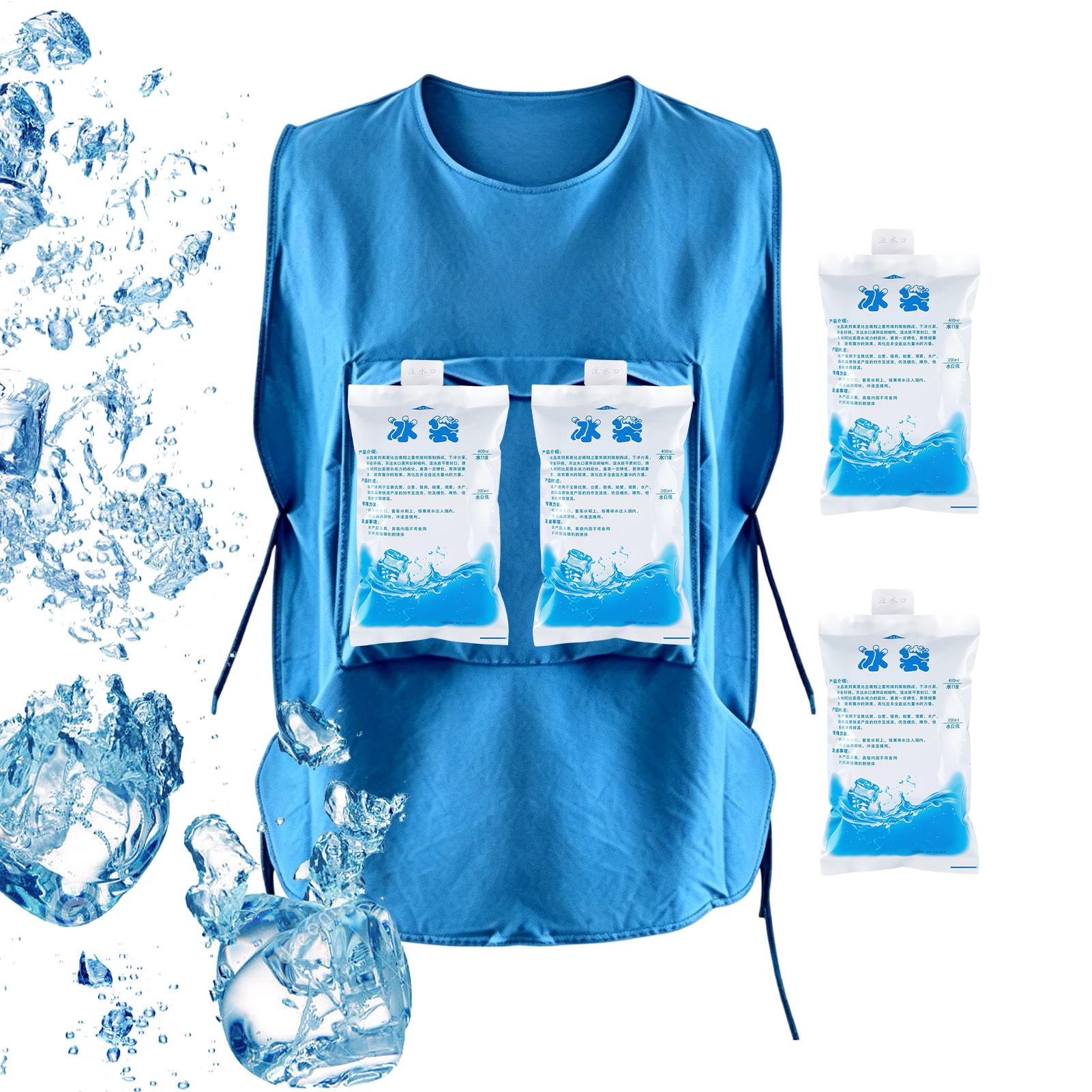 4 Gel Ice Packs Cooling Vest R - Cycling Gear Weather 评论和价格