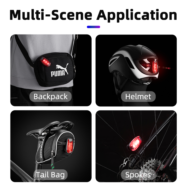 ROCKBROS Bike Rear Light  Bicy - Cycling Gear Organizer Bag 评论和价格