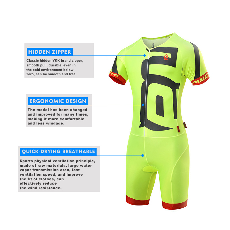Professional Wind-Resistant Tr - Triathlon Cycling Kit 评论和价格