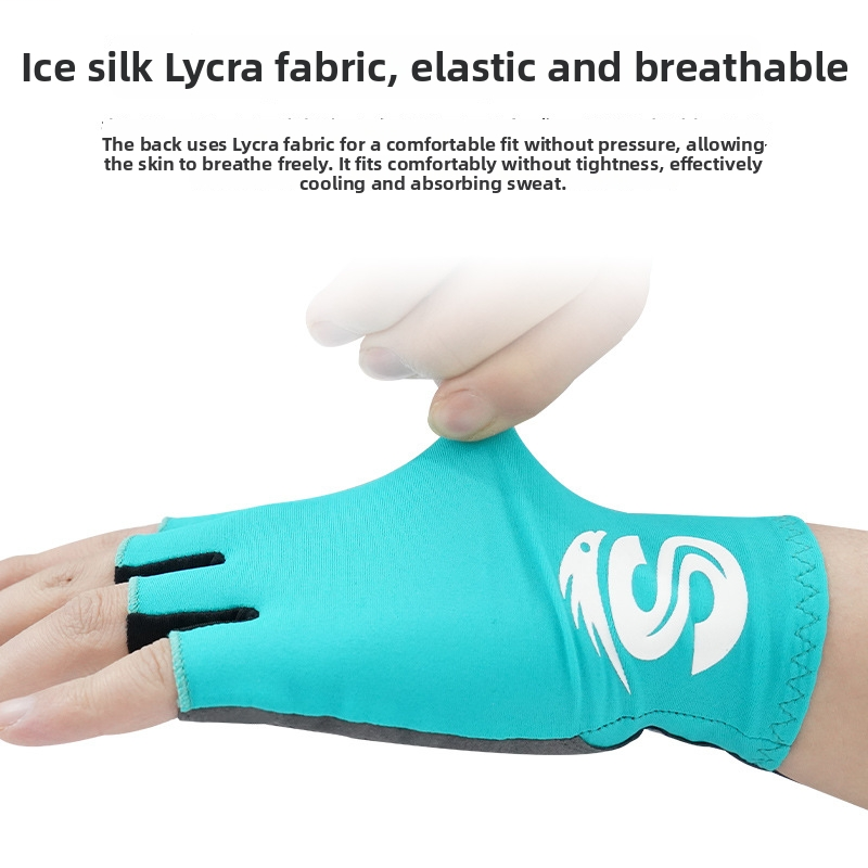 Half Finger SBR Padded Cycling - Cycling Gear Lycra 评论和价格