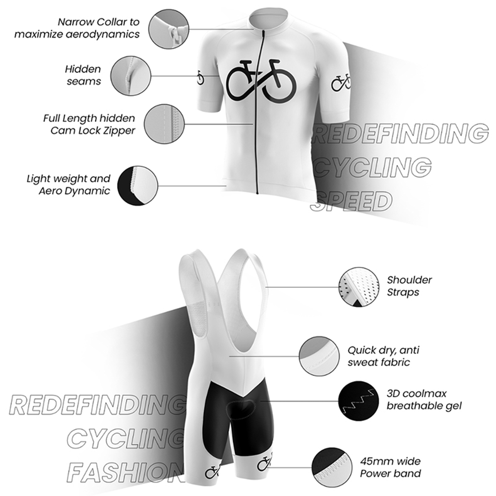 Man Cycling Set Short Bib Cycl - Cycling Gear Lycra 评论和价格
